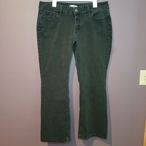 Riders By Lee Size 18P‎ Women's Denim Jeans Mid-rise Bootcut Black